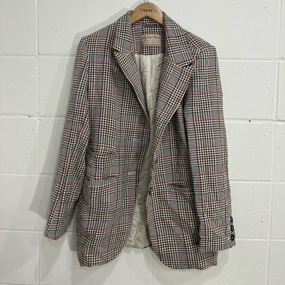 We The Free Houndstooth Jacket Blazer | L